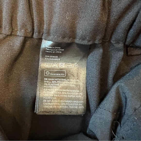 H&M Elegant Black Wide Leg Pants - Picture 3 of 4